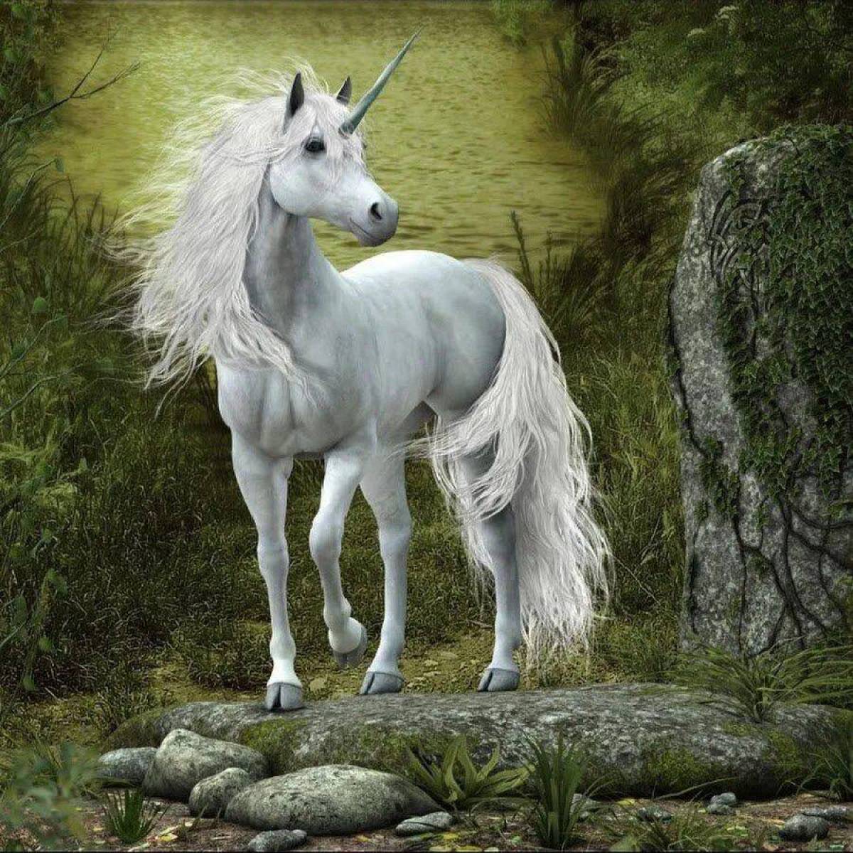 Unicorn. Единорог Ктесия. Красивые Единороги. Еденарогк. Белый Единорог.