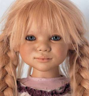 Раскраска лицо куклы #8 #372429