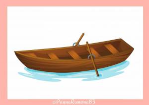 Раскраска лодка для детей #2 #373115