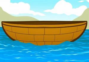 Раскраска лодка для детей #4 #373117