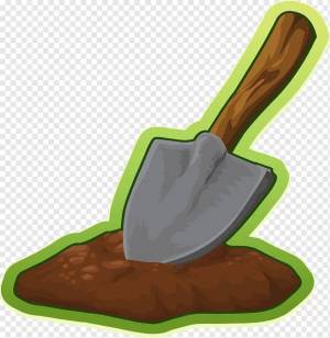 Раскраска лопата для детей #14 #374344