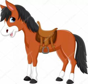 Раскраска лошадь для детей 6 7 лет #14 #374980