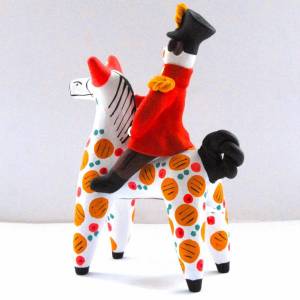 Раскраска лошадь дымковская игрушка #6 #375009