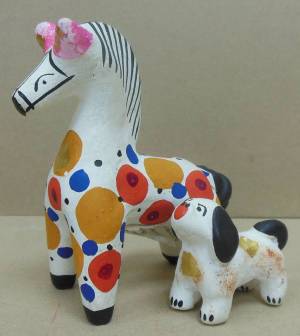 Раскраска лошадь дымковская игрушка #29 #375032