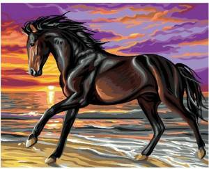 Раскраска лошадь по номерам #1 #375041