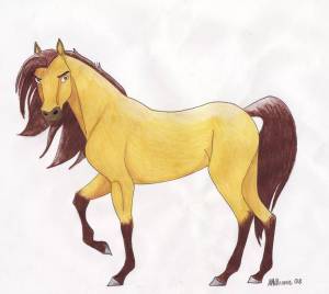 Раскраска лошадь рисунок #8 #375126