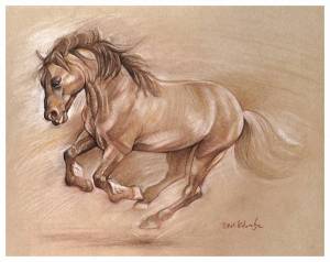 Раскраска лошадь рисунок #23 #375141