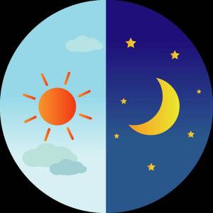 Раскраска луна и солнце для детей #37 #375657