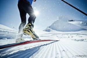 Раскраска лыжный спорт #11 #375949