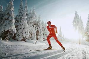 Раскраска лыжный спорт #26 #375964