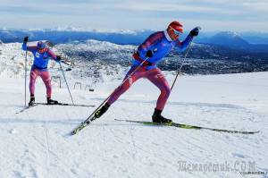 Раскраска лыжный спорт #28 #375966