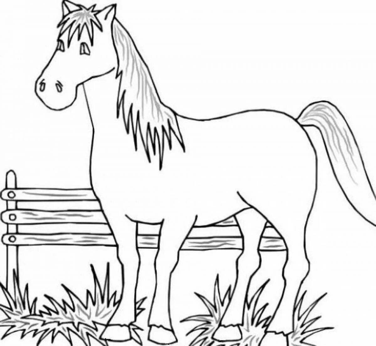 Лошадь для детей 3 4 лет #16