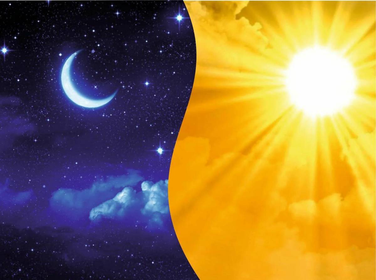 Луна и солнце для детей #29