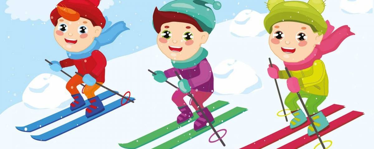 Лыжник для детей 4 5 лет #15