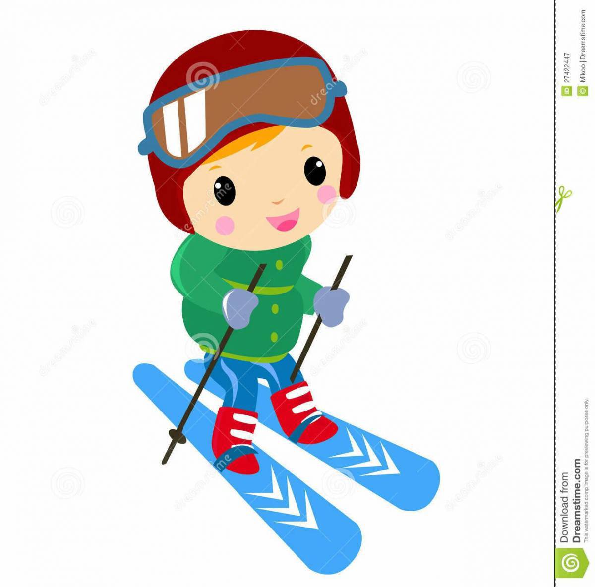 Лыжник для детей 6 7 лет #21