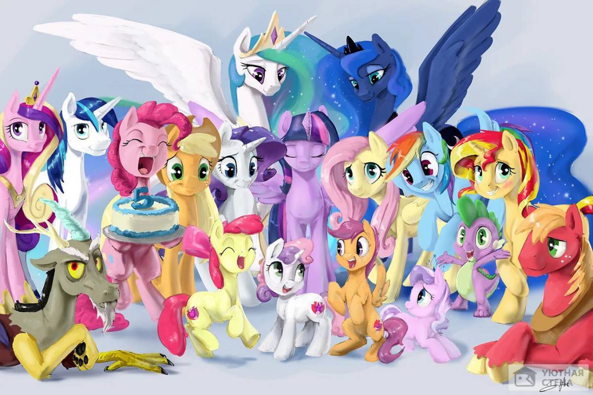 Картинка май литл пони. My little Pony Mane 6 принцессы. My little Pony мультсериал. MLP Mane Six. Май Литтл пони Главная шестёрка принцессы.