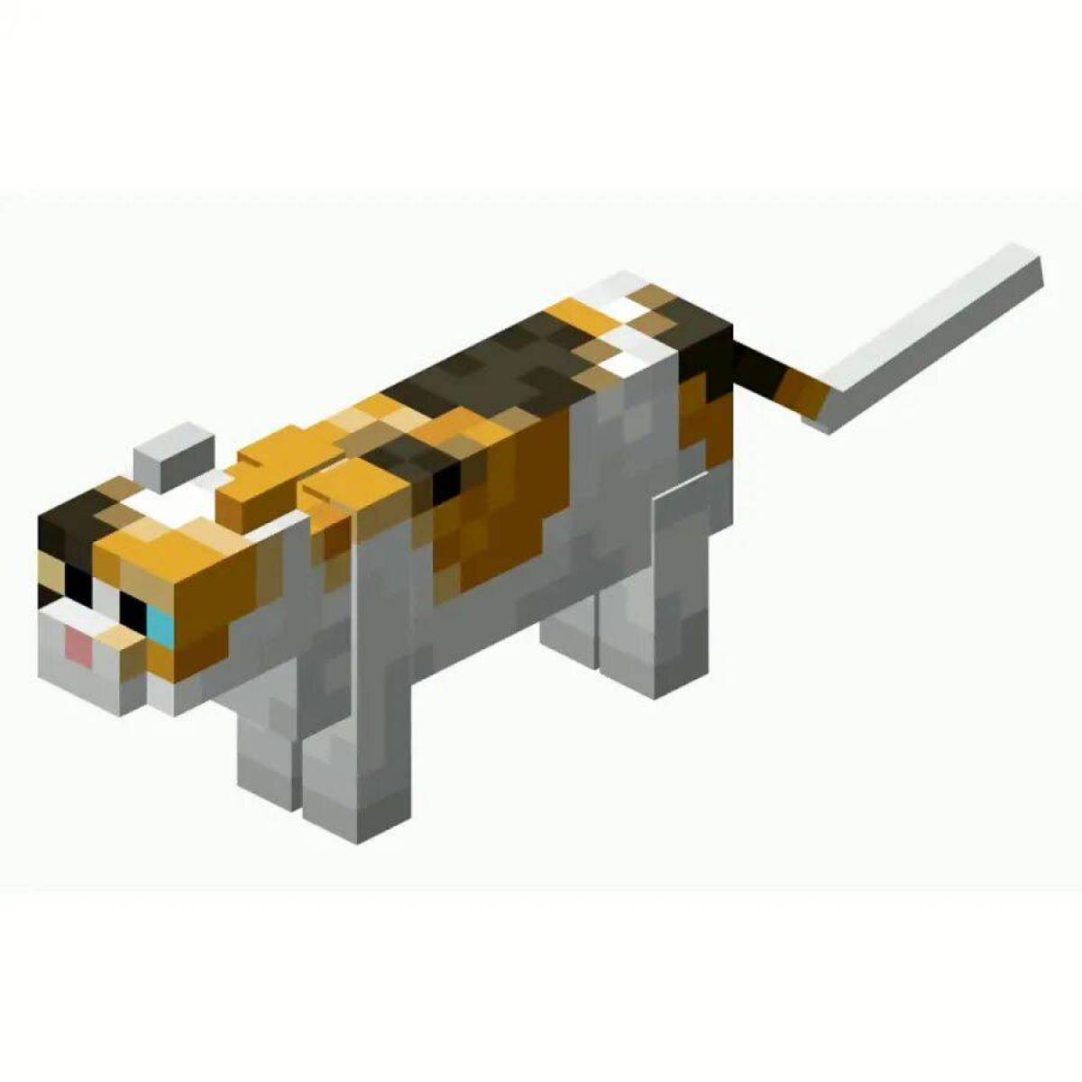 Doremifaso64 calico cat minecraft series. Котенок из МАЙНКРАФТА. Зверьки из МАЙНКРАФТА. Кошка майнкрафт. Кот из майна.