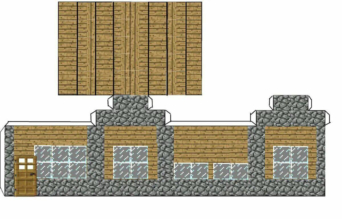Картинки оригами майнкрафт