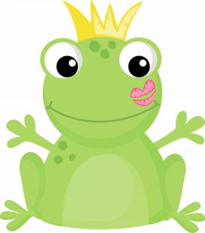 Раскраска лягушка принцесса #6 #376467