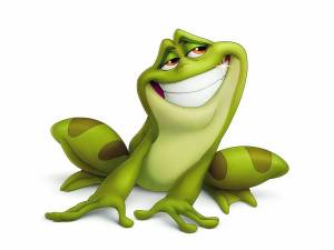 Раскраска лягушка принцесса #19 #376480