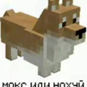 Раскраска майнкрафт собачка #23 #379341