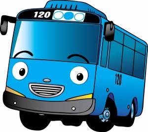 Раскраска маленький автобус тайо #36 #380545