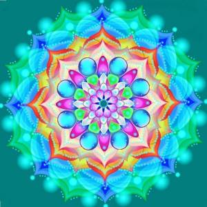 Раскраска мандала любви и счастья #22 #382699