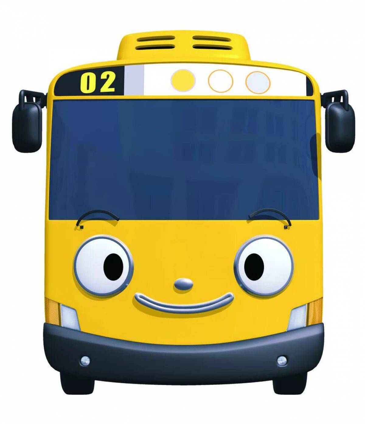 маленький автобус Tayo (23 PNG фон)