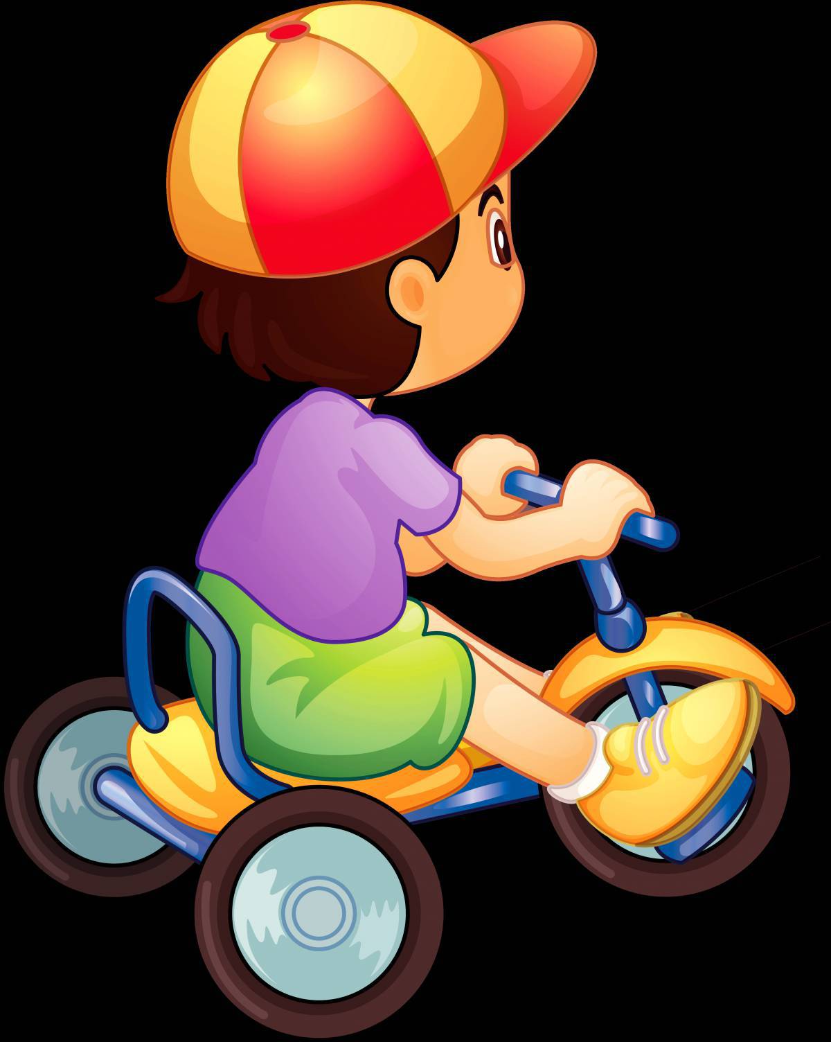 Мальчик на велосипеде #17