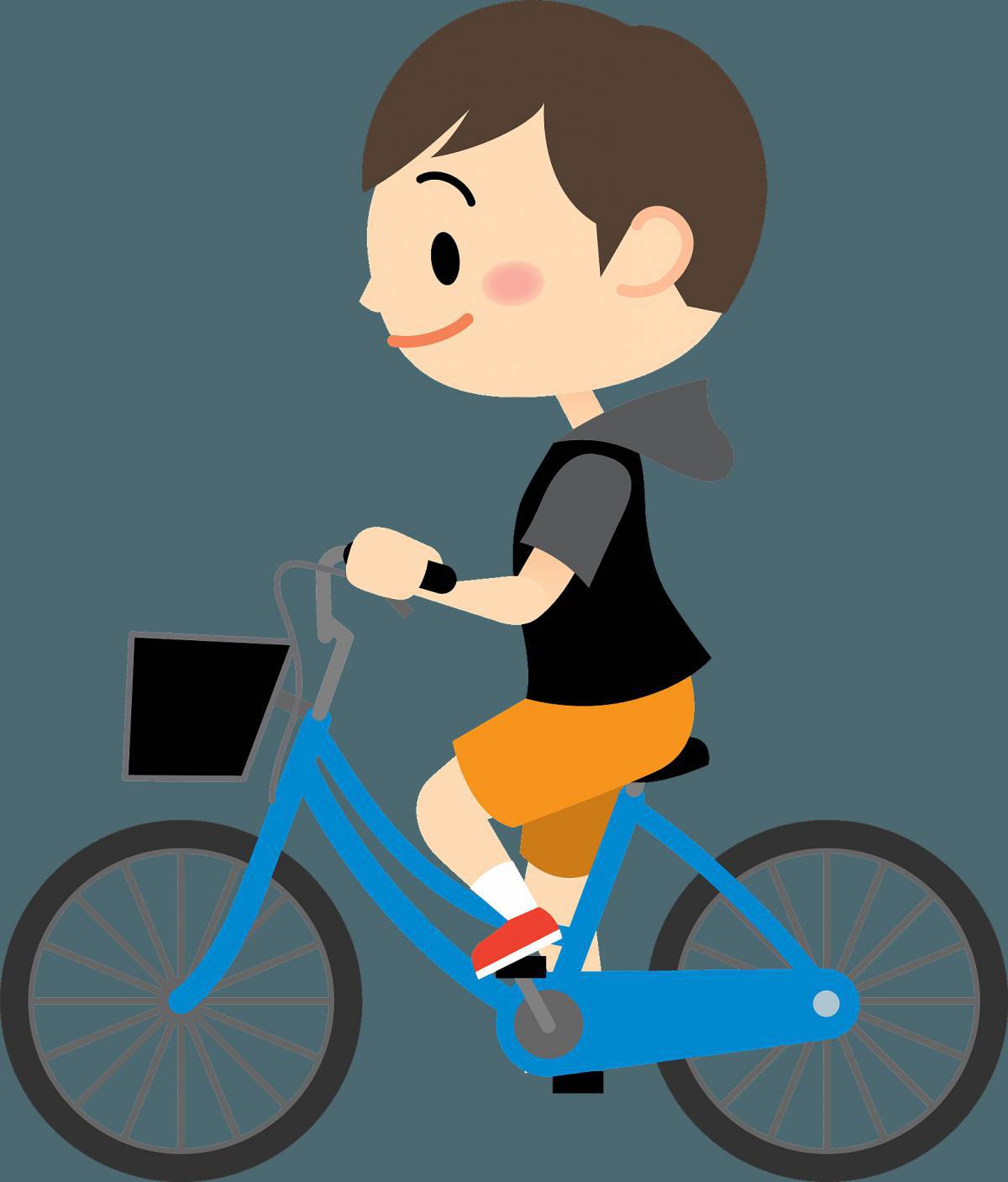 Мальчик на велосипеде #27