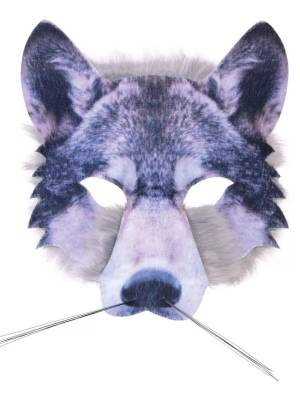 Раскраска маска волка #29 #384459