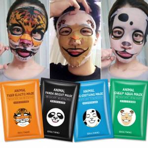 Раскраска маска для лица тканевая #3 #384511