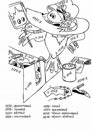 Раскраска математическая 4 класс умножение и деление многозначных чисел #1 #385986