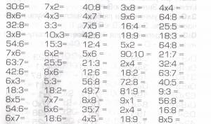 Раскраска математическая 4 класс умножение и деление многозначных чисел #25 #386010