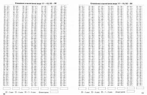 Раскраска математические в пределах 100 сложение и вычитание #15 #386722