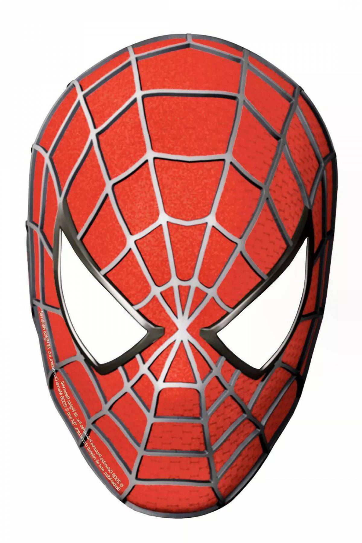 Распечатать маску человека. Маска человек-паук. Человек паук Маск человек паук маска. Маска спидер ман. Маска человека паука Сэма Рэйми.