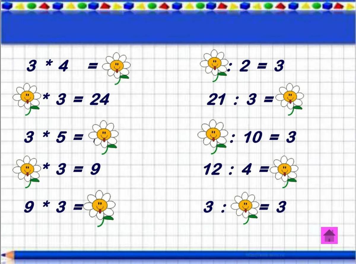 Математическая 3 класс таблица умножения и деления #29