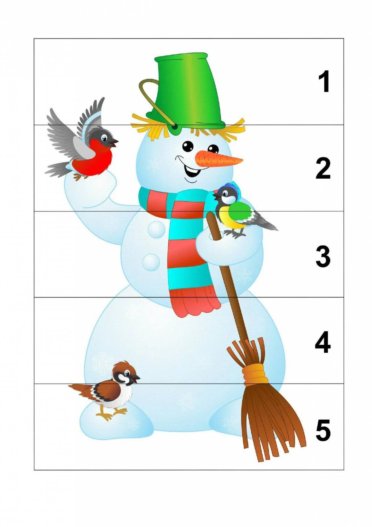 Математическая снеговик #35