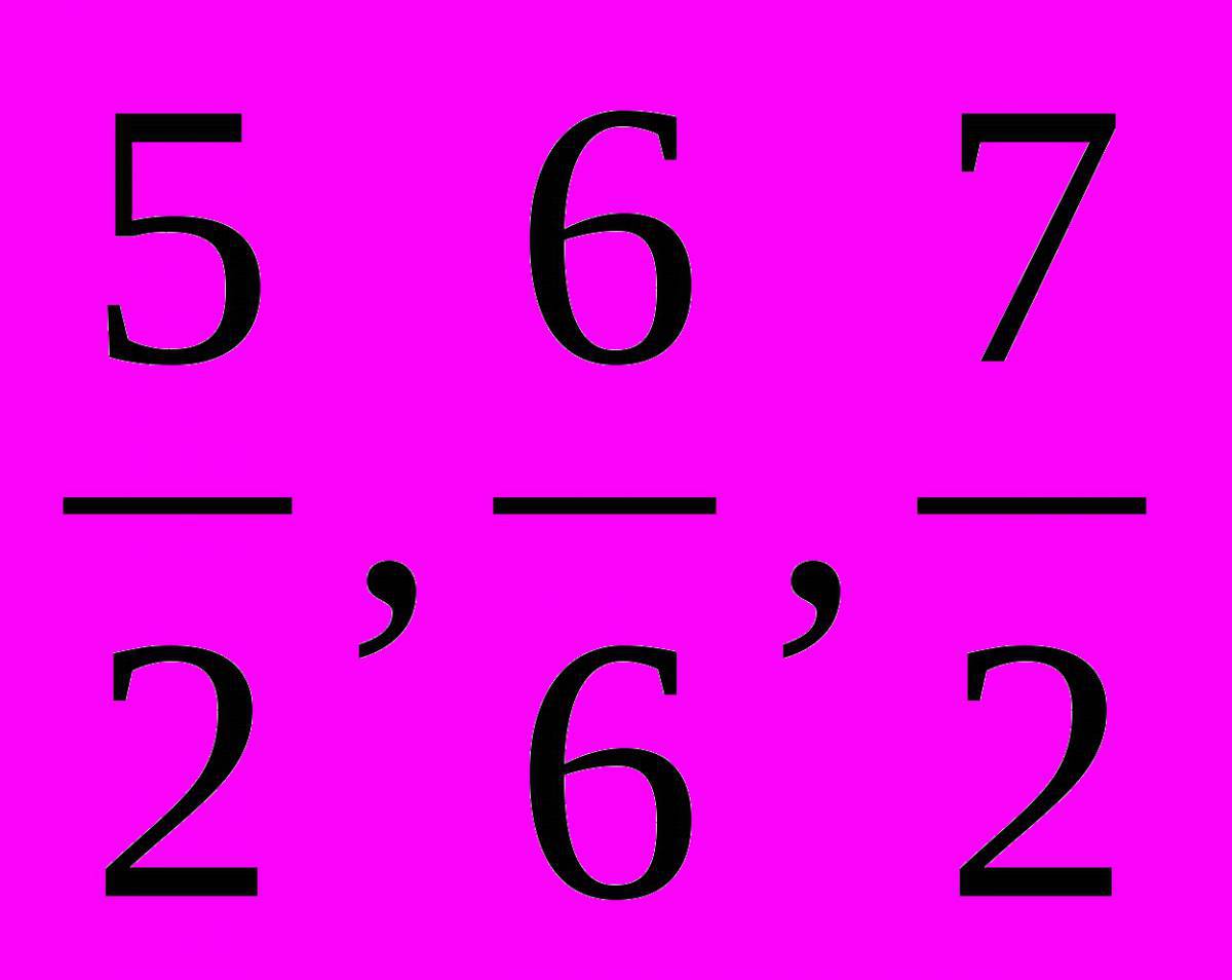 Математические 5 класс дроби #36