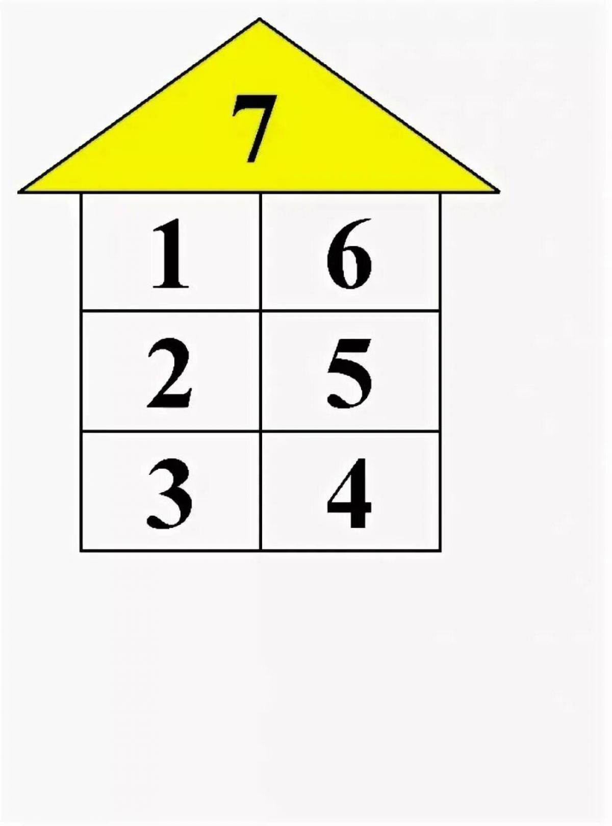 Математические состав числа от 1 до 10 #18