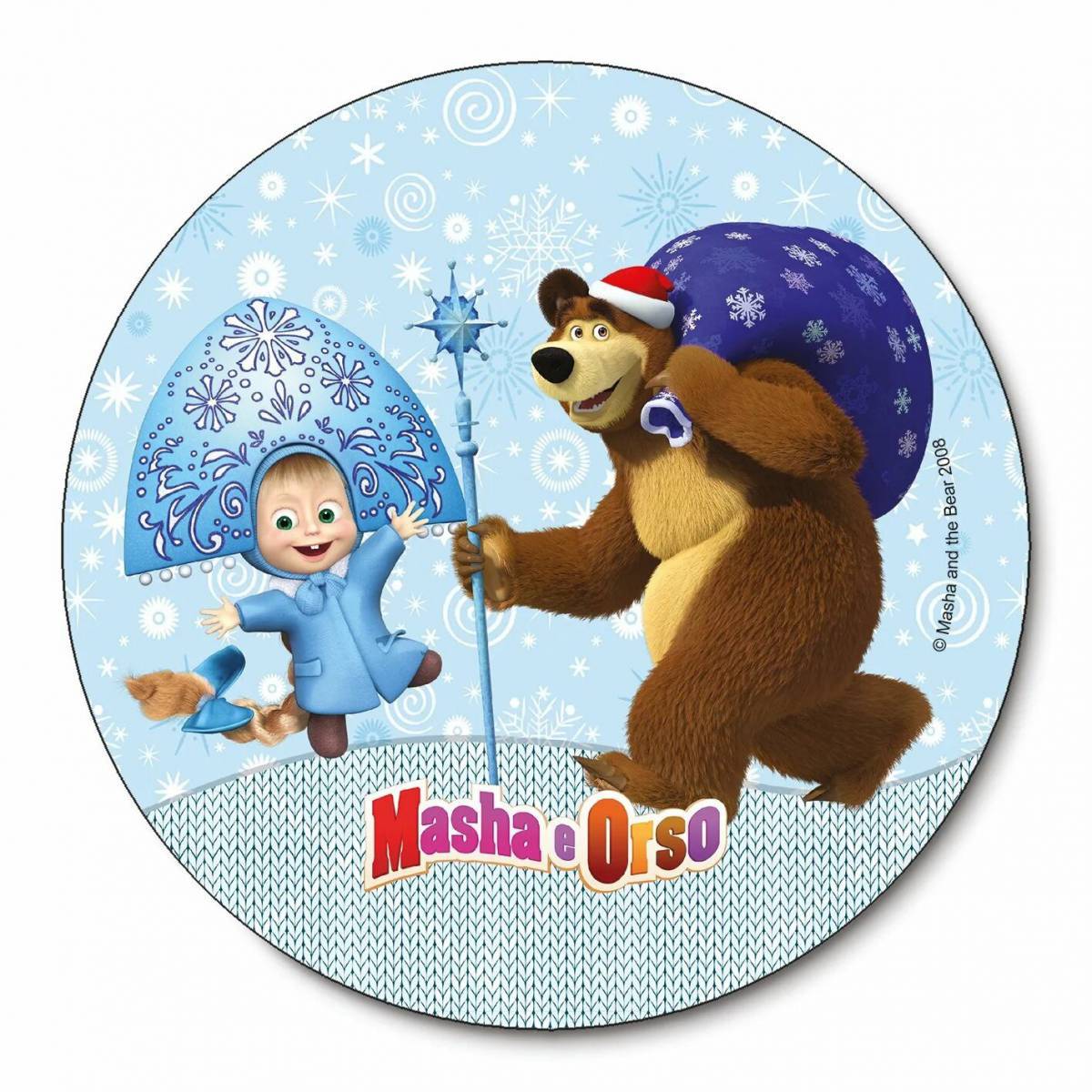 Маша и медведь новогодняя #36