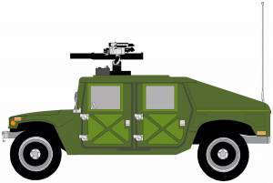Раскраска машина военная для детей #22 #388144