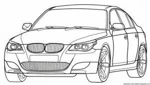 Раскраска машины для мальчиков бмв #14 #390699