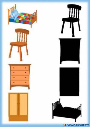 Раскраска мебель для детей 2 3 лет #9 #391159