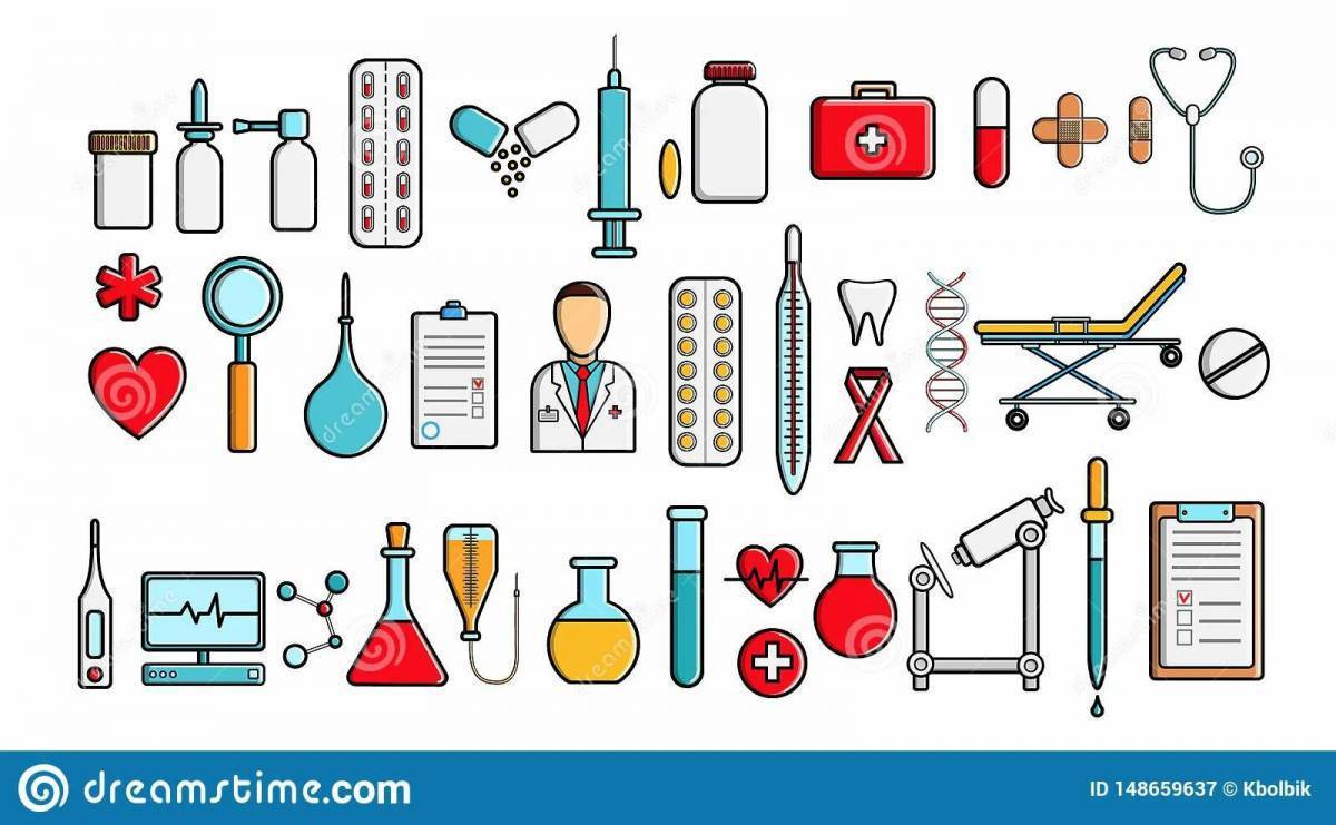 Картинки медицинские принадлежности