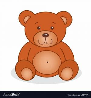 Раскраска медведь для детей 2 3 лет #17 #392302