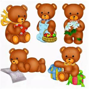 Раскраска медведь для детей 4 5 лет #3 #392324