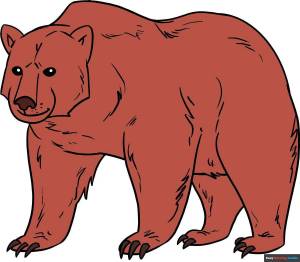 Раскраска медведь рисунок #29 #392539