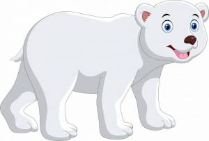 Раскраска медвежонок белый для детей #12 #392855