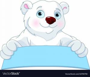 Раскраска медвежонок белый для детей #26 #392869